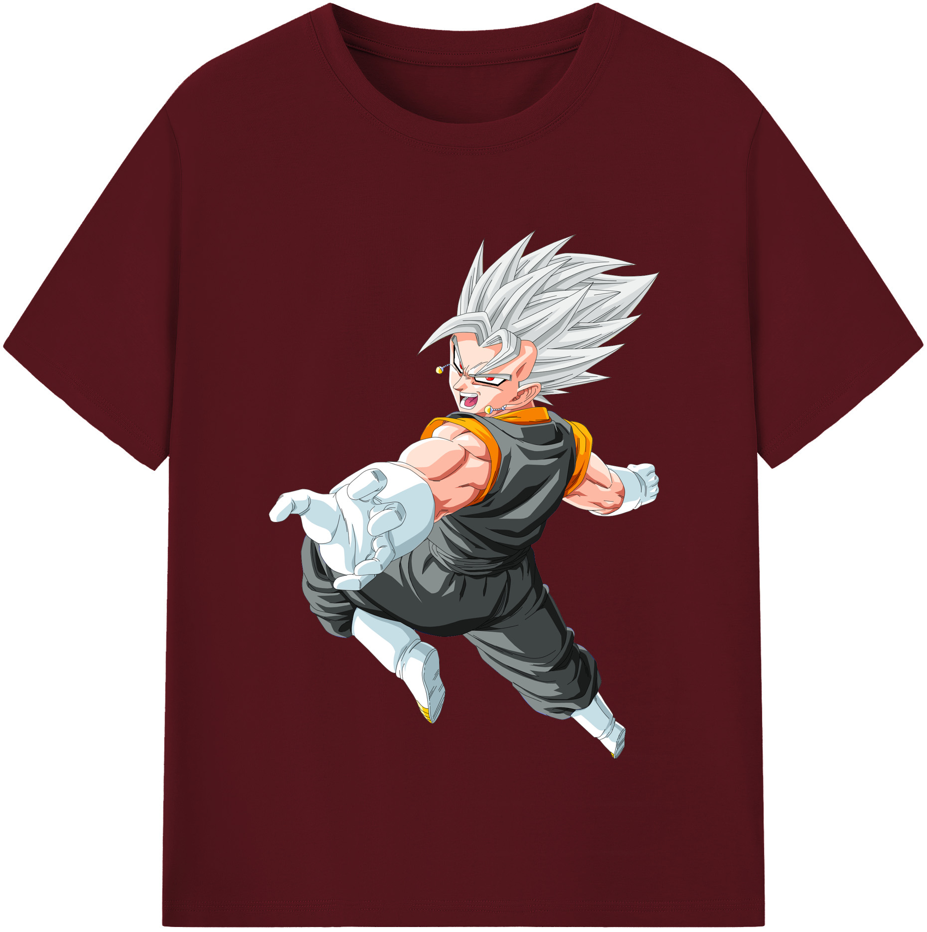 （画像用） ドラゴンボール ベジータ四世（Bejīta Yonsei）DRAGON BALL Vegeta IV 綿100％半袖Tシャツ（フロントプリント）
